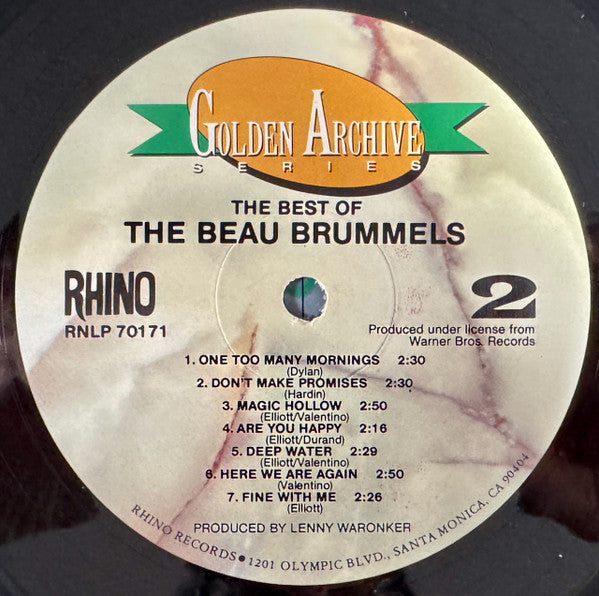 Beau Brummels, The : The Best Of The Beau Brummels (LP,Compilation)