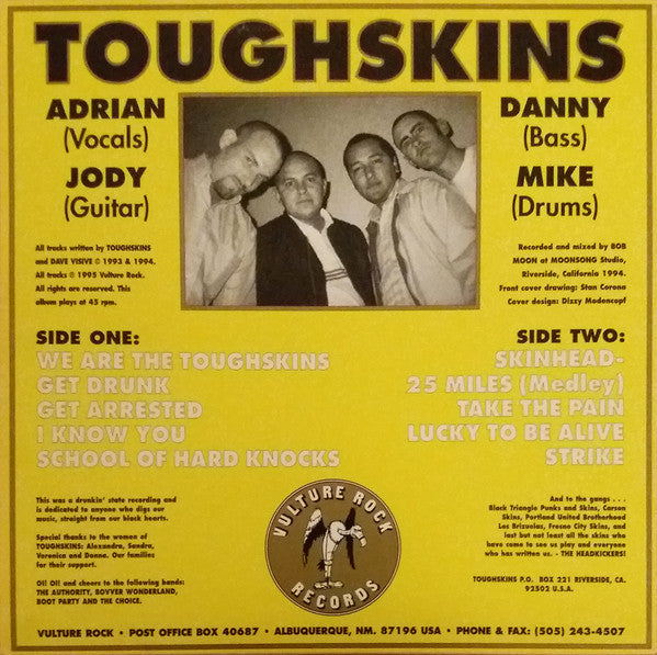 Toughskins : Raised In Anger (12",45 RPM,Album)