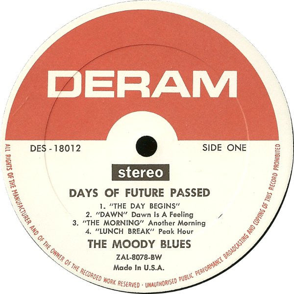 Moody Blues, The : Days Of Future Passed (LP,Album,Stereo)