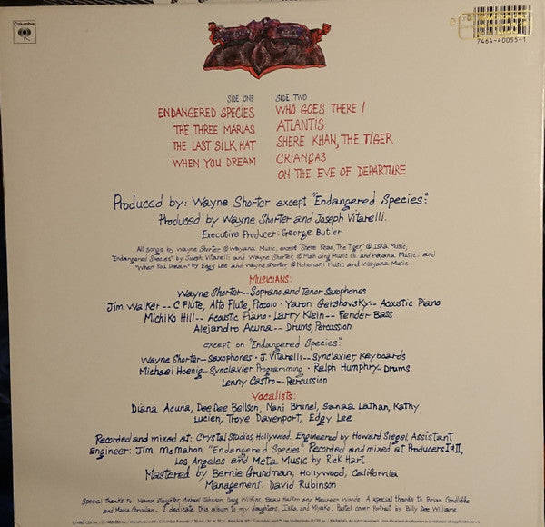 Wayne Shorter : Atlantis (LP,Album,Stereo)