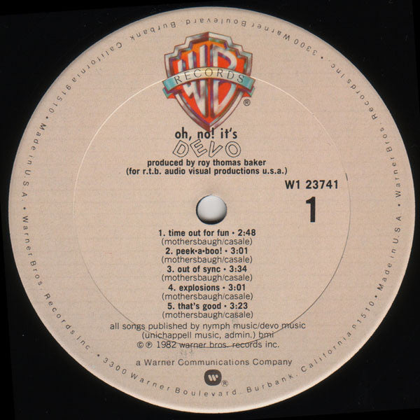 Devo : Oh, No! It's Devo (LP,Album,Club Edition)