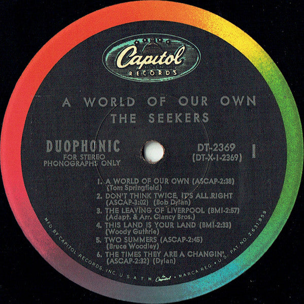 Seekers, The : A World Of Our Own (LP,Stereo)