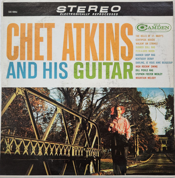Chet Atkins : Chet Atkins And His Guitar (LP,Album,Reissue,Stereo)