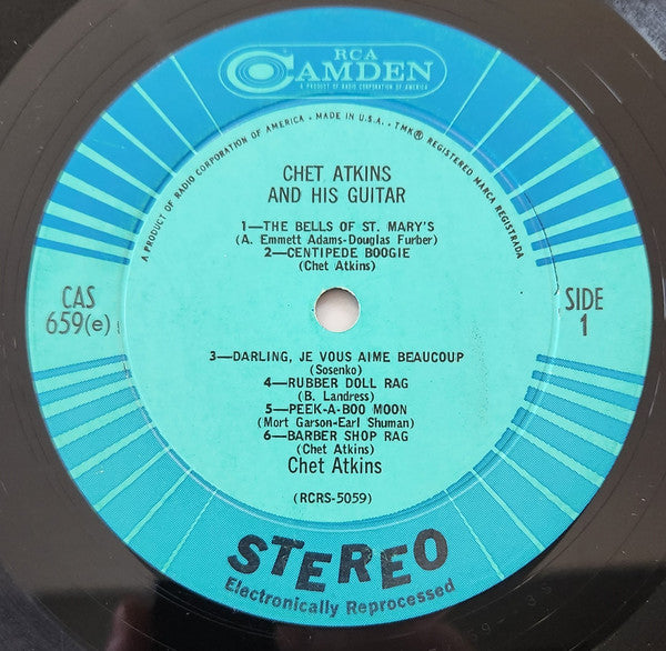 Chet Atkins : Chet Atkins And His Guitar (LP,Album,Reissue,Stereo)