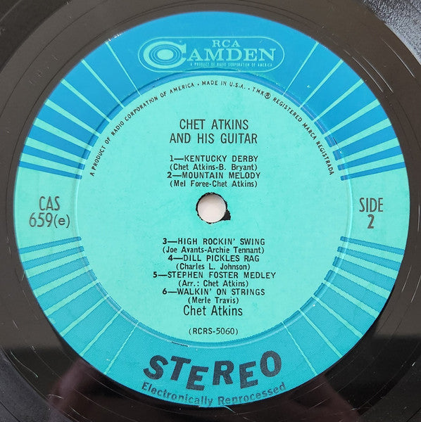 Chet Atkins : Chet Atkins And His Guitar (LP,Album,Reissue,Stereo)