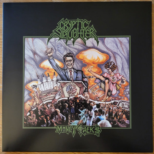 Cryptic Slaughter : Money Talks (LP,Album,Reissue)