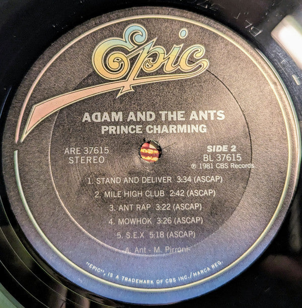 Adam And The Ants : Prince Charming (LP,Album)