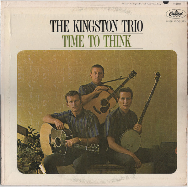 Kingston Trio : Time To Think (LP,Album,Mono)