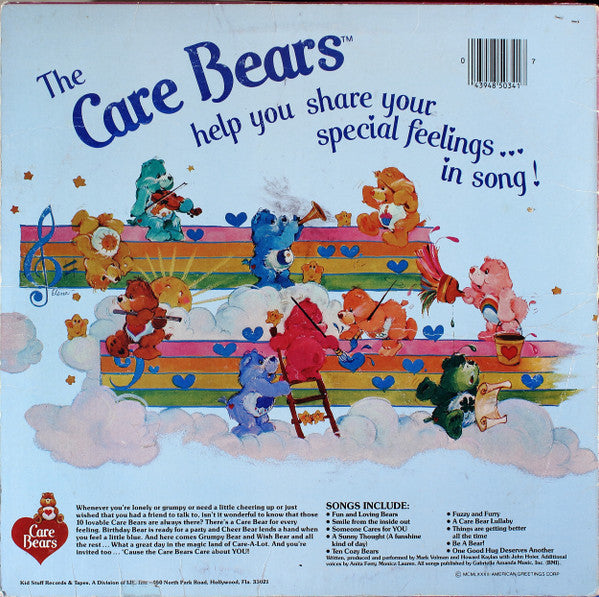 Care Bears, The : The Care Bears Care For You (LP)