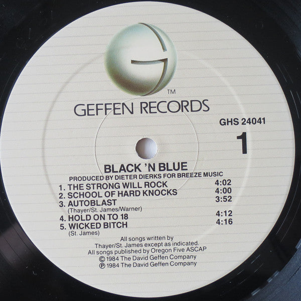 Black 'N Blue : Black 'N Blue (LP,Album,Stereo)