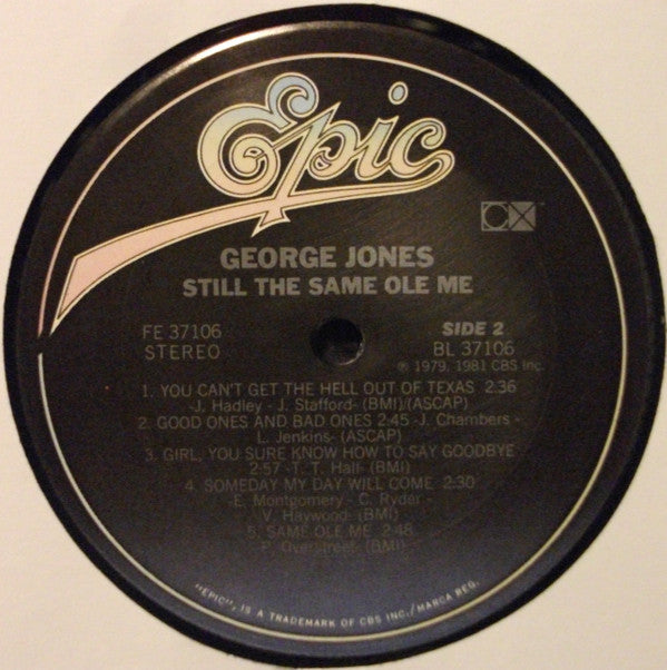 George Jones (2) : Still The Same Ole Me (LP,Album)