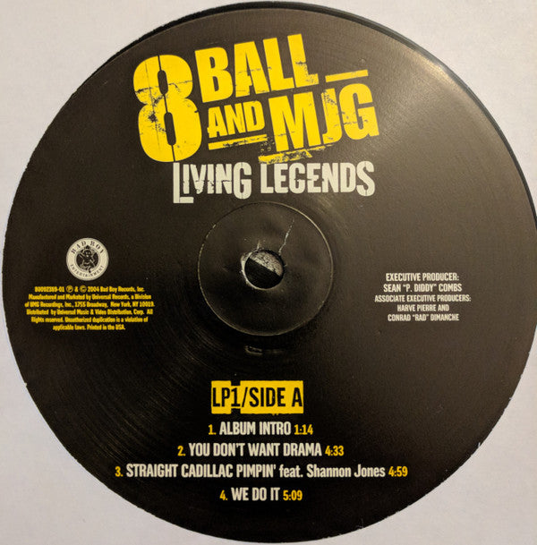 Eightball & M.J.G. : Living Legends (LP,Album)
