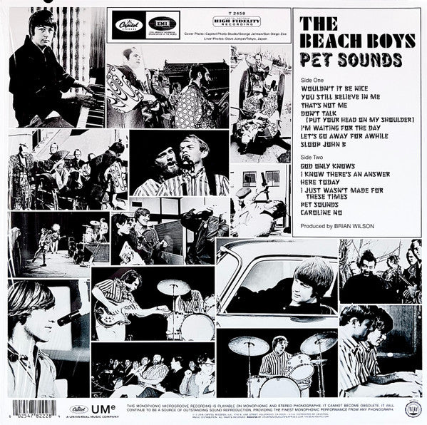Beach Boys, The : Pet Sounds (LP,Album,Reissue,Mono)