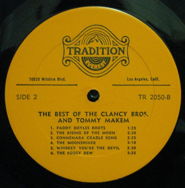 Clancy Brothers & Tommy Makem, The : The Best Of The Clancy Bros. And Tommy Makem (LP,Reissue,Compilation)