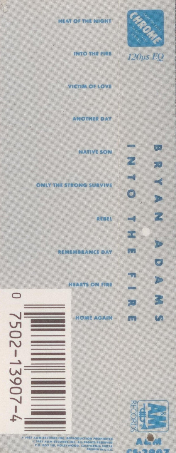 Bryan Adams : Into The Fire (Album)