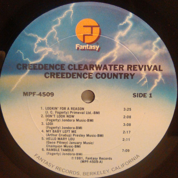 Creedence Clearwater Revival : Creedence Country (LP,Compilation)