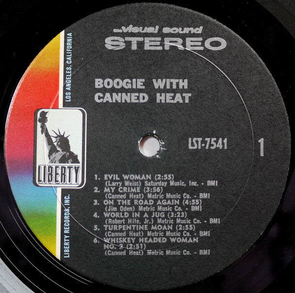 Canned Heat : Boogie With Canned Heat (LP,Album,Stereo)