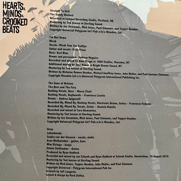 Various : Hearts & Minds & Crooked Beats (Songs Of The Clash) (LP,Album,Limited Edition)