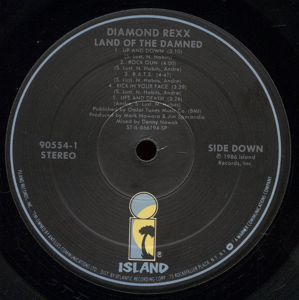 Diamond Rexx : Land Of The Damned (LP,Album)