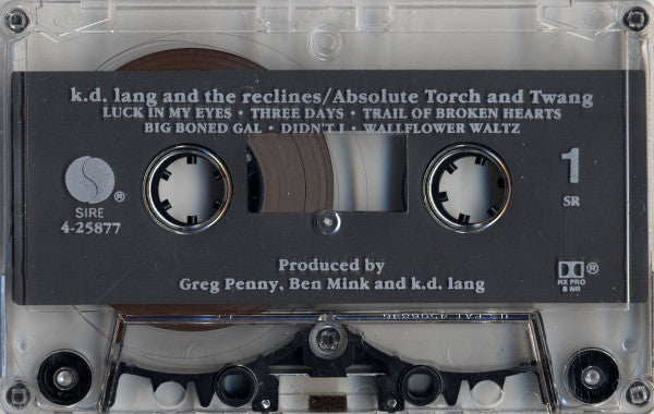 k.d. lang And The Reclines : Absolute Torch And Twang (Album)