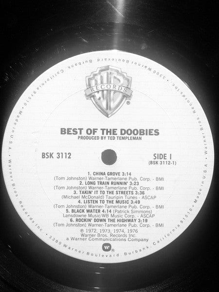 Doobie Brothers, The : Best Of The Doobies (LP,Compilation,Stereo)