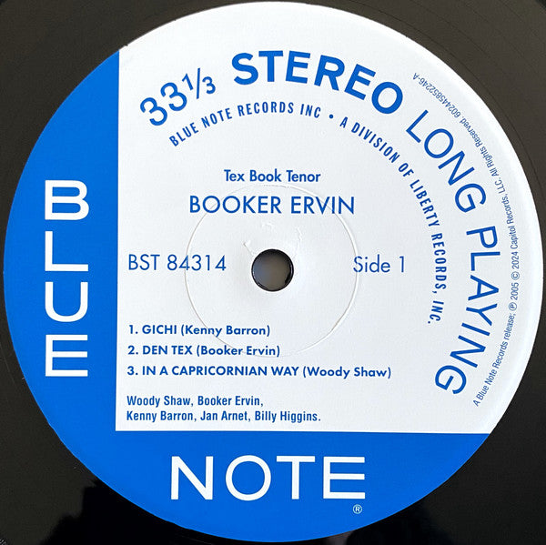 Booker Ervin : Tex Book Tenor (LP,Album,Reissue,Stereo)