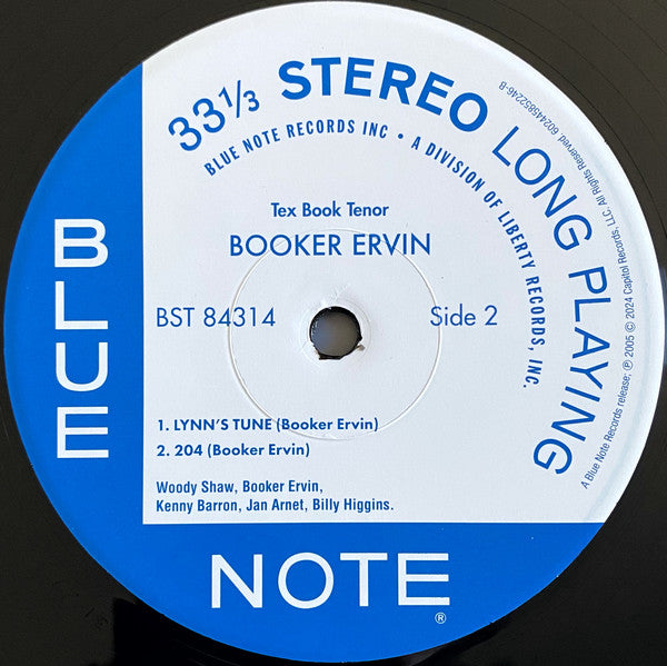 Booker Ervin : Tex Book Tenor (LP,Album,Reissue,Stereo)