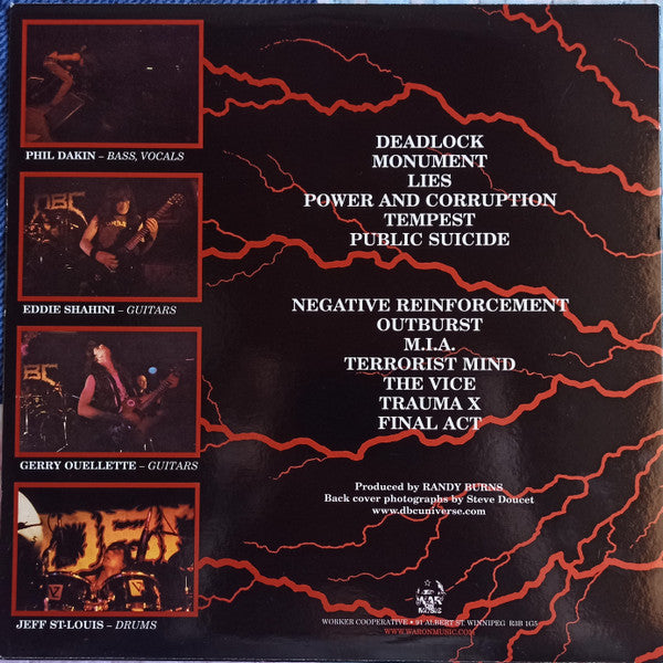 D.B.C. : Dead Brain Cells (LP,Album,Reissue)