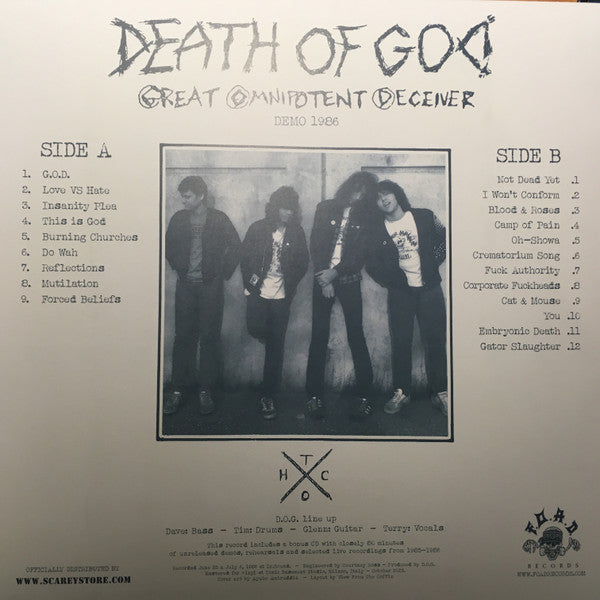 Death Of Gods : Great Omnipotent Deceiver (LP,Compilation,Limited Edition)