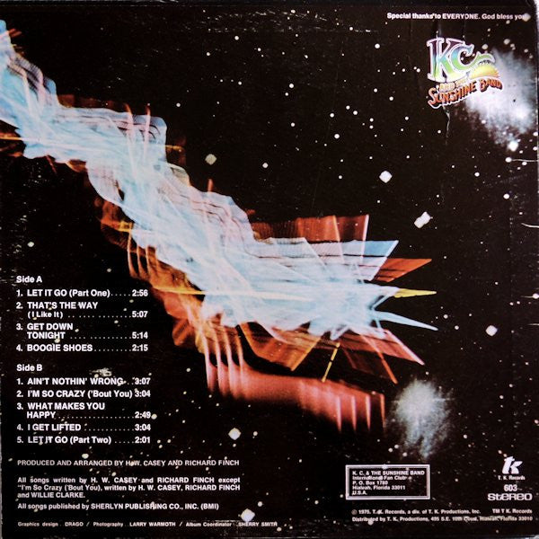 KC & The Sunshine Band : KC And The Sunshine Band (LP,Album)