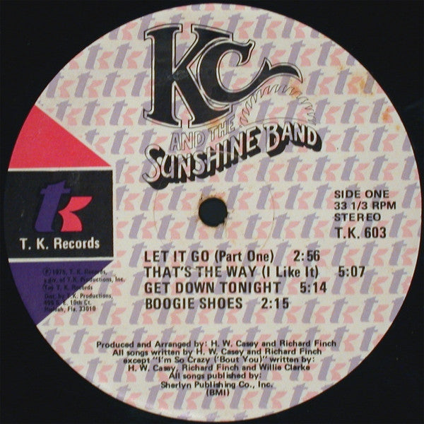 KC & The Sunshine Band : KC And The Sunshine Band (LP,Album)
