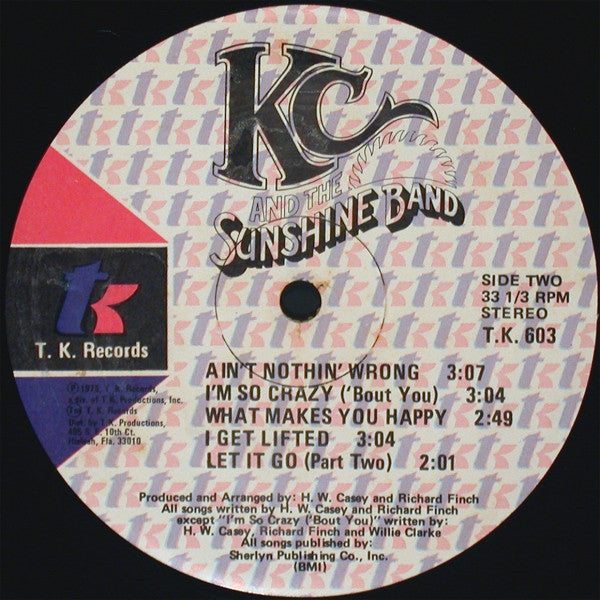 KC & The Sunshine Band : KC And The Sunshine Band (LP,Album)