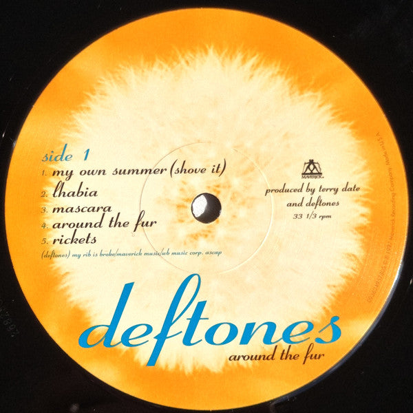 Deftones : Around The Fur (LP,Album,Reissue,Repress,Stereo)