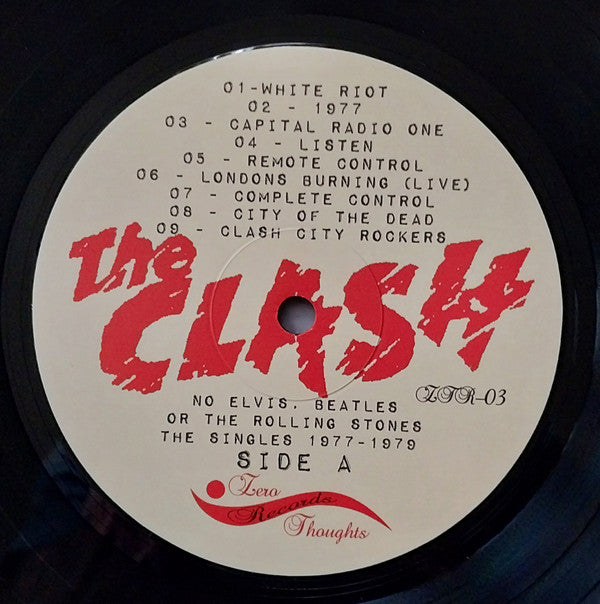 Clash, The : No Elvis, Beatles Or The Rolling Stones: The Singles 1977-1979 (LP,Compilation,Unofficial Release)