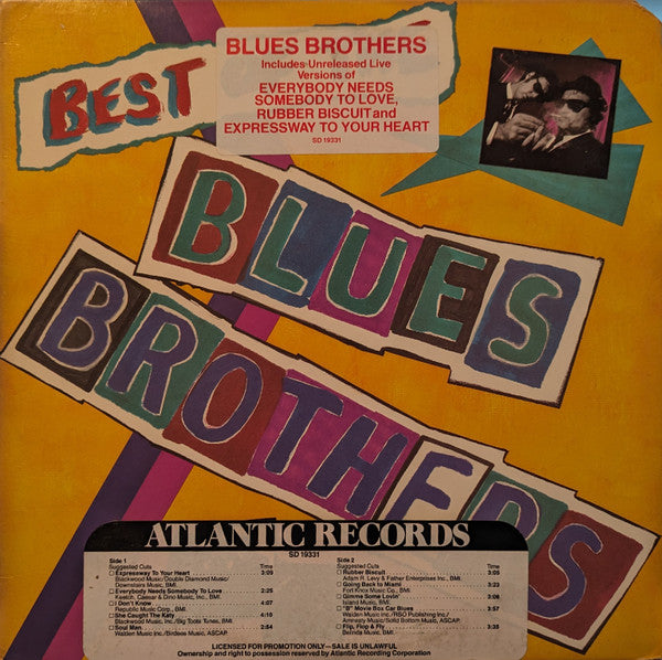 Blues Brothers, The : Best Of The Blues Brothers (LP,Compilation,Stereo)