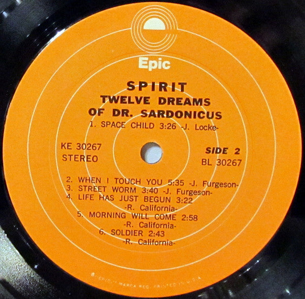 Spirit (8) : Twelve Dreams Of Dr. Sardonicus (LP,Album,Reissue)
