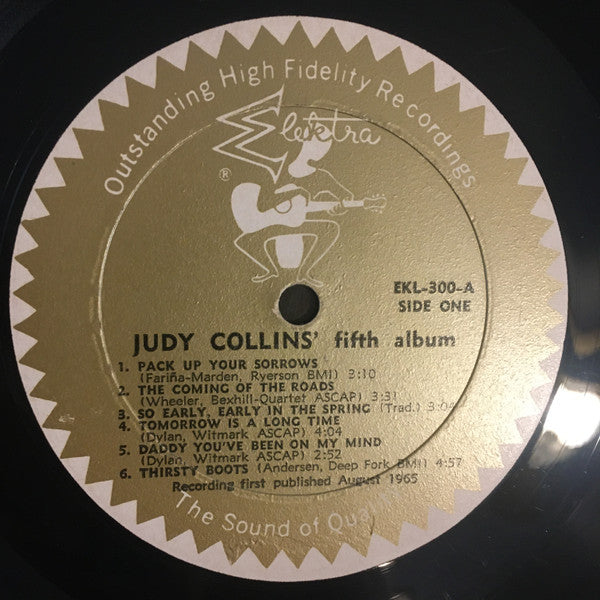 Judy Collins : Judy Collins' Fifth Album (LP,Album,Mono)