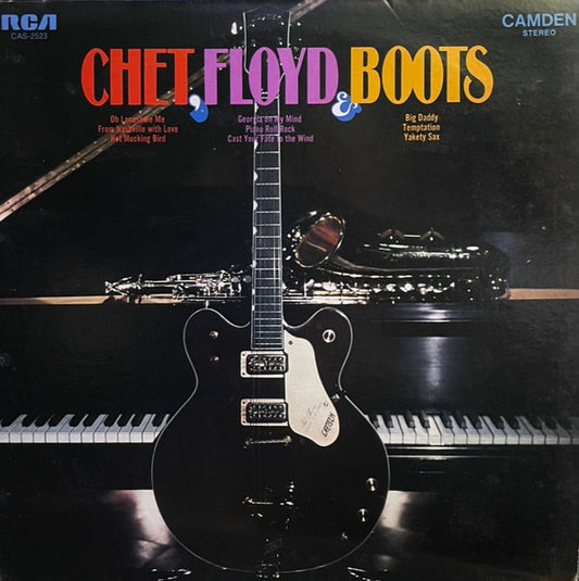 Chet Atkins, Floyd Cramer, Boots Randolph : Chet, Floyd & Boots (LP,Compilation,Stereo)