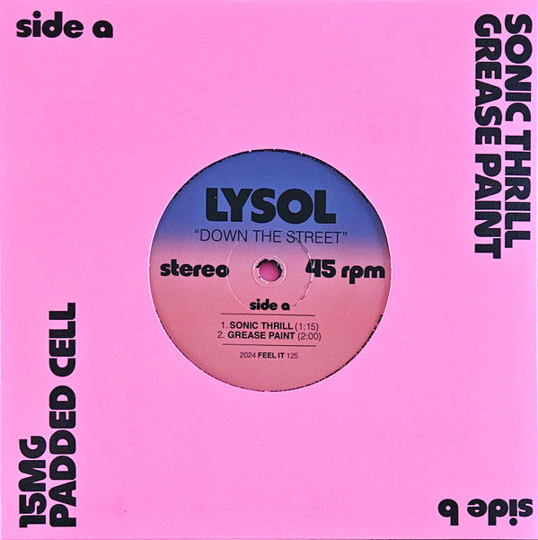 Lysol : Down The Street (7",EP)