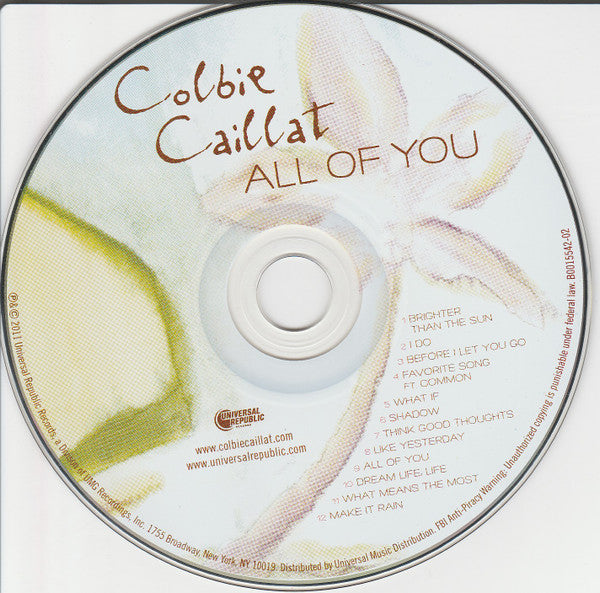 Colbie Caillat : All Of You (Album)
