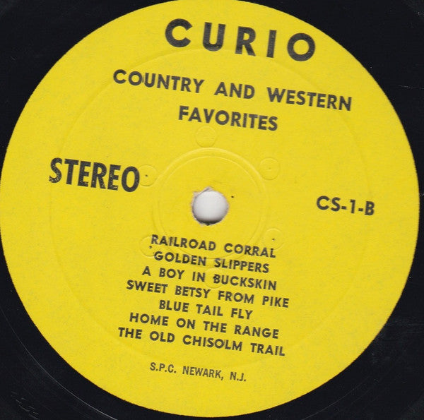 Unknown Artist : Country & Western Favorites (LP,Album,Stereo)