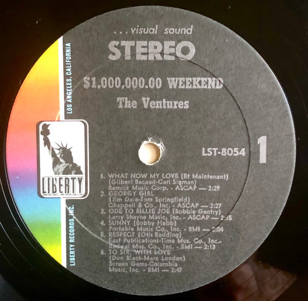 Ventures, The : $1,000,000.00 Weekend (LP,Album,Stereo)
