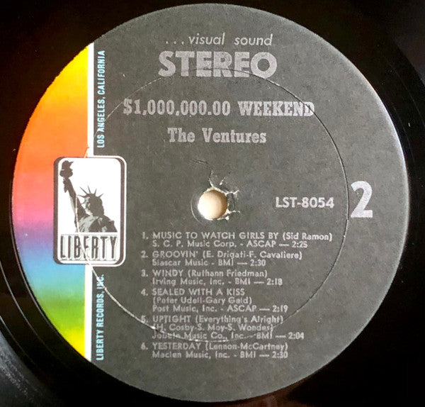 Ventures, The : $1,000,000.00 Weekend (LP,Album,Stereo)
