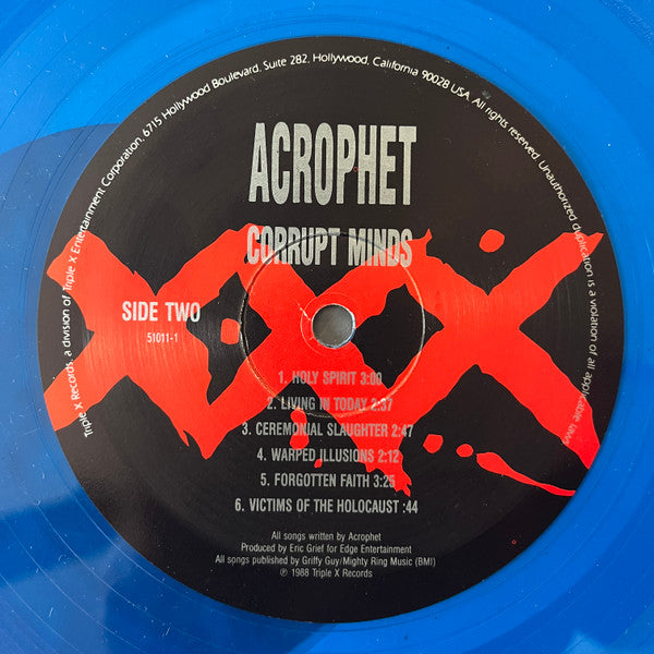 Acrophet : Corrupt Minds (LP,Album)