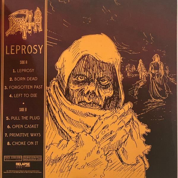 Death (2) : Leprosy (LP,Album,Deluxe Edition,Limited Edition,Reissue,Remastered,Repress,Special Editi)