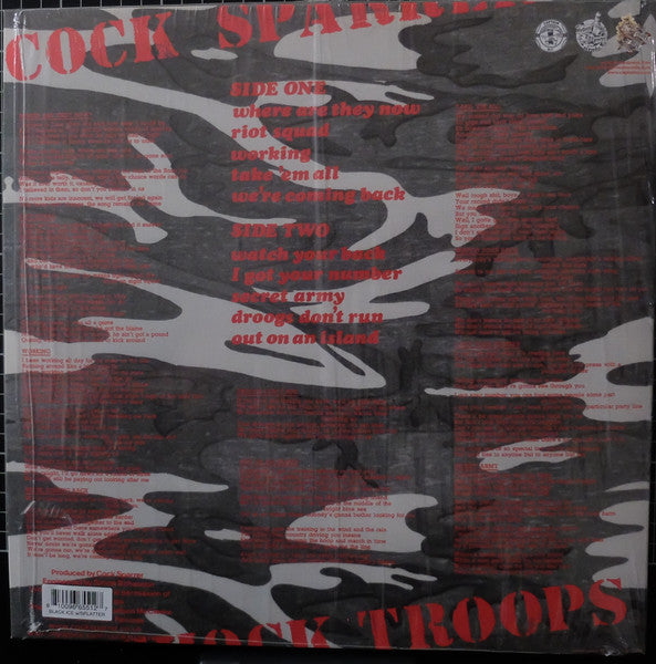 Cock Sparrer : Shock Troops (LP,Album,Limited Edition,Reissue,Remastered)