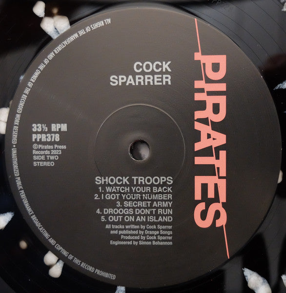 Cock Sparrer : Shock Troops (LP,Album,Limited Edition,Reissue,Remastered)