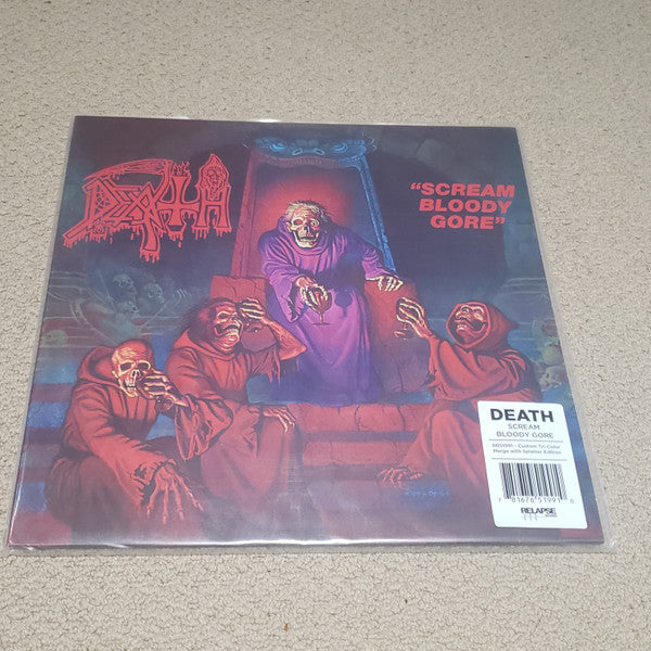 Death (2) : Scream Bloody Gore (LP,Album,Deluxe Edition,Limited Edition,Reissue,Remastered,Repress,Special Editi)