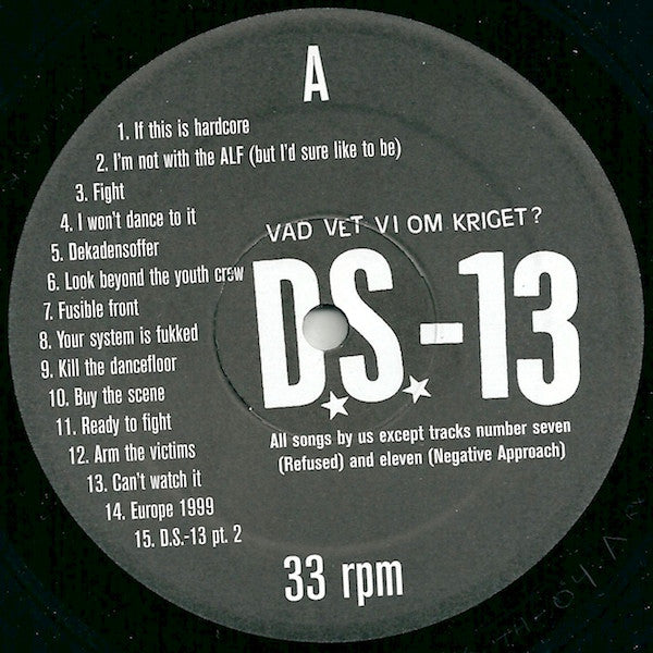 Demon System 13 : Vad Vet Vi Om Kriget? (LP)