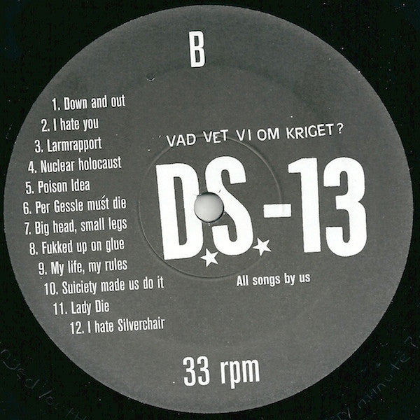 Demon System 13 : Vad Vet Vi Om Kriget? (LP)